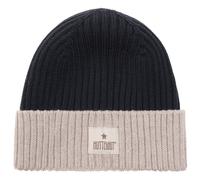 Huttelihut - Kid's Hat Wool Knit Color Block - Bonnet - 53 cm - 4-6 Years - dark navy