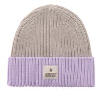 Huttelihut - Kid's Hat Wool Knit Color Block - Bonnet - 53 cm - 4-6 Years - purple rose