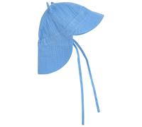 Huttelihut - Kid's Summer Hat Ears Muslin - Chapeau - 52 cm - 2-4 Years - della robbia blue