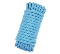 HUtzpah Corde Statique 10mm 4m Escalade Haute résistance Forte Charge | Bleu, nylon anti-usure à forte charge. Sauvetage, bateau, randonnée, alpinisme, camping. Sac inclus.