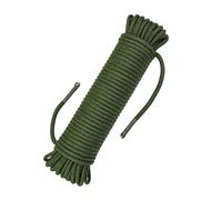 HUtzpah Fille en polypropylène (6mm 15m Vert militaire) Fille tricotée légère et polyvalente. Convient pour l'extérieur, artisanat bricolage, jardin, bateaux, fixation, camping Hochfest und Abriebfest