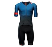 Huub 2025 Pro Aero Combinaison à fermeture éclair ouverte pour homme Bleu/noir