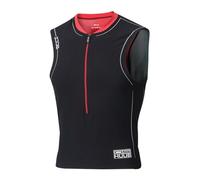 Huub Dave Scott Tri Singlet Homme Noir - Tenues manches courtes et singlet de triathlon hommes L