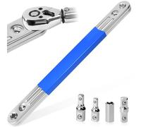 Huucozn Extension Décalée 1/4", 3/8", 1/2 ouille à Rallonge Décalée Offset Extension Wrench Rallonge à Douille pour Mécaniciens