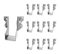 Huudngeje 10 Pièces LU24 2X4 Face Galvanisée Supports D'Attache Solides Support de Solive Cintres de Solive pour Attaches D'Ouragan en Bois Attaches de Chevrons