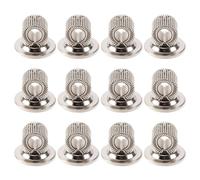 Huudngeje 12 PCS en Acier Inoxydable Stylo Porte-Crayon Clips avec Boucle de Ressort RéGlable Auto-AdhéSif Stylo Clip Titulaire