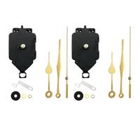 Huudngeje 2 Ensembles de Kit de Mouvement D'Horloge Bricolage Mouvement Oscillant avec Aiguilles Pièces de Réparation D'Horloge à Quartz Pièces de Rechange D