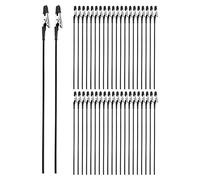 Huudngeje 40 PièCes Pince Crocodile Bâtons pour ModèLe Peinture pour AéRographe PulvéRisation Passe-Temps ModéLisation PièCes pour Bricolage Carte Photo MéMo