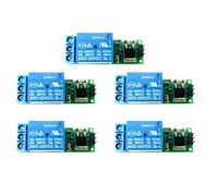Huudngeje 5 PièCes 6-24V Relais de Verrouillage à Bascule Bistable Autobloquant Module de DéClenchement à Faible Impulsion