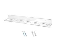 Huudngeje Acrylique Mural 12 à Fente Cisqueur - Ciseaux Nuclées Rack - 15,75 Pouces de Large X 0,12 Pouce D'Organisateur de Rack de Cigogne D'Épaisseur 2 Pack