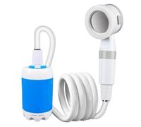 Huudngeje Artefact de bain en plein air pratique dortoir camping fournitures douche douche sans fil douche portable rechargeable douche