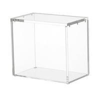 Huudngeje Cas Acrylique Protecteur Effacer Le Chargement de Fermeture Magnétique en Acrylique Chargement Supérieur pour Les Objets de Collection et la Carte Figure