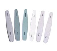 Huudngeje Ensemble D'Outils de Manucure pour à Ongles de 6 Pièces Lavage de Sable Éponge de Polissage Manucure Outils de Coupe D'Ongles Professionnels