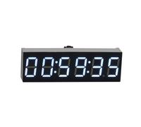 Huudngeje Horloge Électronique Numérique LED de 0,36 Pouce Mini Horloge Numérique avec Deuxième Module D'Affichage Mise Hors Tension de la Mémoire Réglage de la Luminosité -D