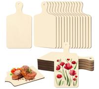 Huudngeje Mini Charcuterie Boards Bricolage Décoratifs de Bois Décoratifs Copeaux de Bois Bricolage