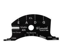 Huudngeje Modèle de Moule Multifonctionnel de Ponts de Violon 4/4, Outil de Référence de Réparation de Ponts de Violon, Grattoir de Touche, Outils de Fabrication Durables et Faciles à Utiliser