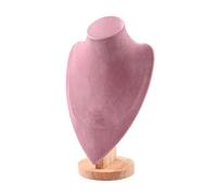Huudngeje Organisateur de Présentoir Pendentif Boucles d'oreilles Collier Mannequin pour Vitrine de Magasin Décor Support de Chaîne de Base en Bois Un Facile à Utiliser