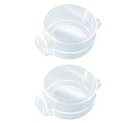 Huudngeje Pack Couvrettes de Serrure de Sécurité à Pêne Dormant pour les Portes, Ensemble de Couvertures de Sécurité pour Enfants avec 2 Unités, Protecteur de Bouton de Porte à L'Étranger Transparent