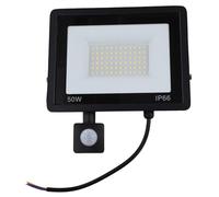 Huudngeje Projecteur à LED avec Détecteur de Mouvement 50W, Étanche IP66, Idéal pour L'Éclairage des Rues, des Places et des Espaces Extérieurs.