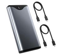 Huudngeje USB3.2 Gen2 Type-C 10 Gops NVME 5Gbps Dual Bay M. 2 NVME SSD Enceinte Jusqu'à 8 to