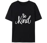 huUKH7HGT Be Kind Print,Berserk T-Shirt Black S
