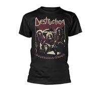 huUKH7HGT Destruction 'Sentence of Death' Vintage T Shirt Black XXL