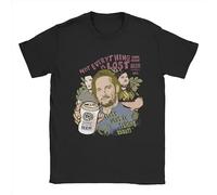 huUKH7HGT Dharma Initiative Beer Not Everything is Lost T-Shirt Black M