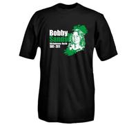 huUKH7HGT Grid Bobby Sands e18 Anniversary Irish Independent Republican Cotton T-Shirt Black XXL