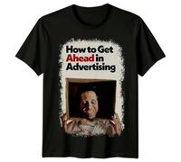 huUKH7HGT How to Get Ahead in Advertising (1989) Movie Poster Inspired T-Shirt Black S