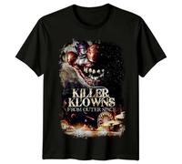 huUKH7HGT Killer Klowns from Outer Space (1988) Movie Poster Inspired Unisex T-Shirt Black 3XL