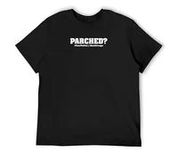 huUKH7HGT Parched_ That Peter Crouch Podcast White Print T-Shirt Black 3XL