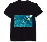 huUKH7HGT Pink Floyd DSOTM Technicolor Concert Men's T Shirt Stage Dark Side of The Moon Black S