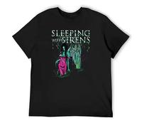 huUKH7HGT Sleeping with Sirens T-Shirt Black M