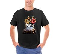 huUKH7HGT Smokey and The Bandit T Shirt - Burt Reynolds - 77 Trans Am - Black XXL