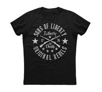 huUKH7HGT Sons of Liberty Musket Mens T-Shirt Black 3XL
