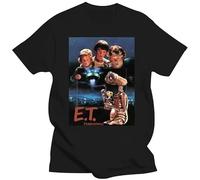 huUKH7HGT Special Tshirt ET The Extraterrestrial Film Leisure T Shirt Black 3XL