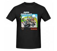 huUKH7HGT Super Movie Kart Back in to The Future T Shirt Black L