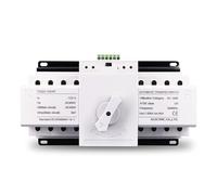 HUUOQIWY ATS 4P 125A 3 phases 4 fils 230 V MCB Commutateur de transfert automatique TOQ3-4P/125 PV City Générateur d'énergie 1 pièce