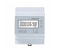 HUUOQIWY Compteur d'énergie SDM72CT-M, triphasé, Quatre Fils, Rail Din 1A/5A CT connecté RS485 RTU