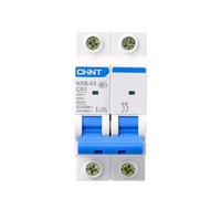 HUUOQIWY Disjoncteur Miniature NXB-63 2P AC, Courbe C, 400 V, 10 A, 16 A, 20 A, 25 A, 32 A, 40 A, 63 A, Rail DIN DZ47(10)