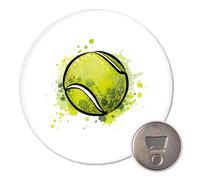 Huuraa Aimant Balle de Tennis Aimant de réfrigérateur Cadeau 59 mm décapsuleur Balle de Tennis Présent