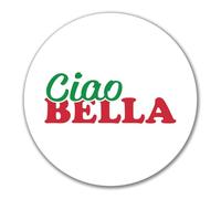 Huuraa autocollants Ciao Bella Autocollant cadeau 10 cm Ciao Bella Présent