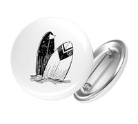 Huuraa badge Planche de surf Taille de la broche cadeau 59 mm Planche de surf accessoire