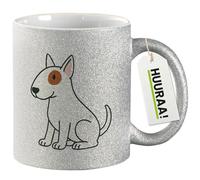 Huuraa Bull-terrier tasse à paillettes