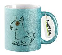 Huuraa Bull-terrier tasse à paillettes