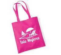 Huuraa client Isla Mujeres Mexico Sac Cadeau Jute Fuchsia 10 Litres Coton Isla Mujeres Mexico Attention
