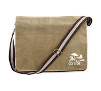 Huuraa sac à bandoulière Corsica Sac bandoulière cadeau Sahara 14 litres en toile Corsica Présent