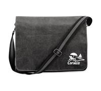 Huuraa sac à bandoulière Corsica Sac cadeau en toile noire de 14 litres Corsica accessoire