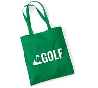 Huuraa sac à provisions Golf Sac cadeau Kelly Green 10 litres en coton Golf Présent