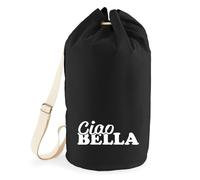 Huuraa sac de sport Ciao Bella Sac à dos cadeau noir 20 litres en coton Ciao Bella Présent
